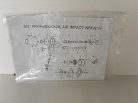 Slagmoersleutel 3/4" - afbeelding 6 van  6