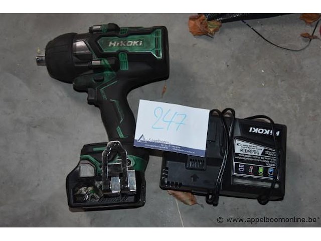 Slagmoersleutel, hikoki, 14.4-18v, met accu, werking niet gekend - afbeelding 1 van  1