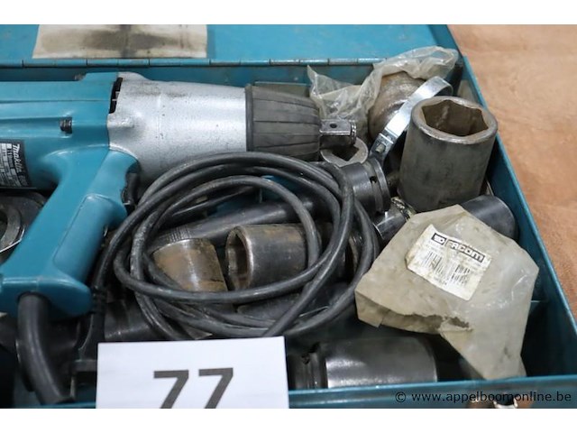 Slagmoersleutel makita 6906, 620w, werking niet gekend - afbeelding 3 van  4