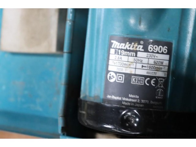 Slagmoersleutel makita 6906, 620w, werking niet gekend - afbeelding 4 van  4