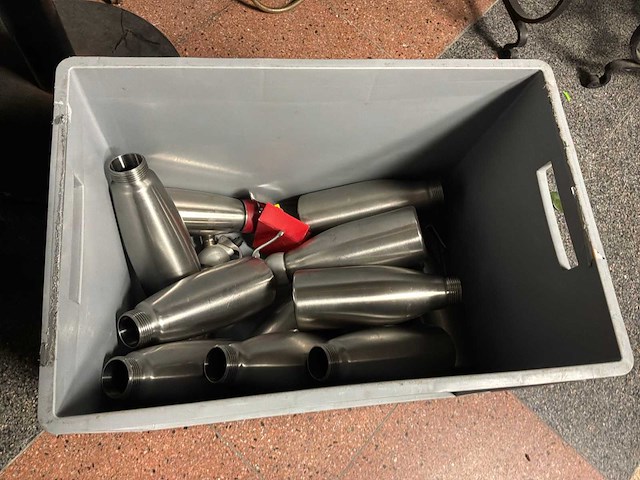 Slagroomspuitbus rvs (10x) - afbeelding 1 van  2
