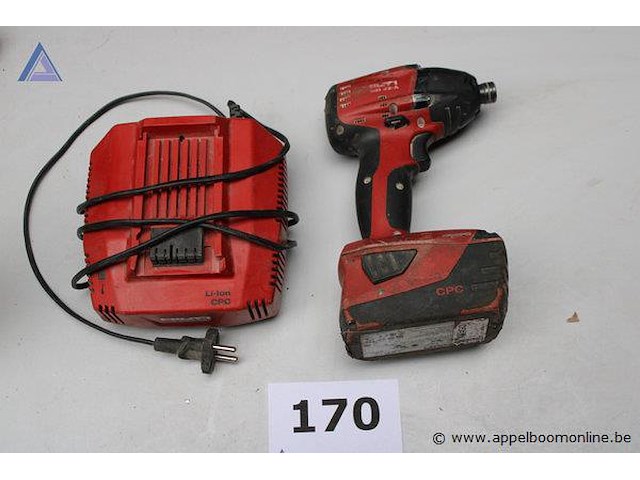 Slagschroevendraaier - hilti - sid 22-a oplader - hilti - c4/36-350 - afbeelding 1 van  3