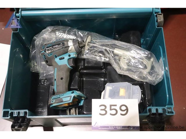 Slagschroevendraaier - makita - dtd153 toebehoren - koffer - afbeelding 1 van  3