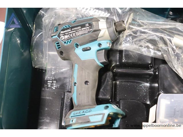 Slagschroevendraaier - makita - dtd153 toebehoren - koffer - afbeelding 2 van  3
