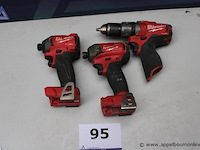 Slagschroevendraaier - milwaukee - m18 fuel klopschroevendraaier - milwaukee - m18 fuel accuboormachine - milwaukee - m18 fuel - afbeelding 1 van  4