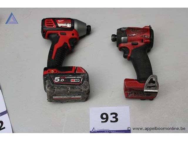 Slagschroevendraaier - milwaukee - m18 slagschroevendraaier - milwaukee - m18 fuel - afbeelding 1 van  5