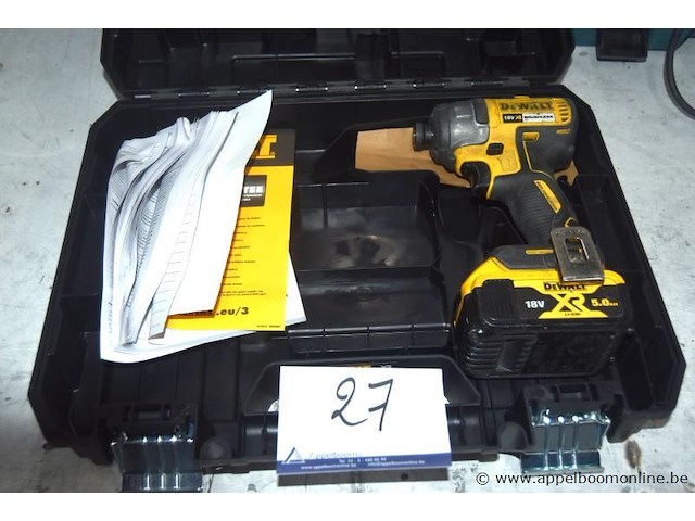 Slagschroevendraaier dewalt dcf-887, werking niet gekend - afbeelding 1 van  3