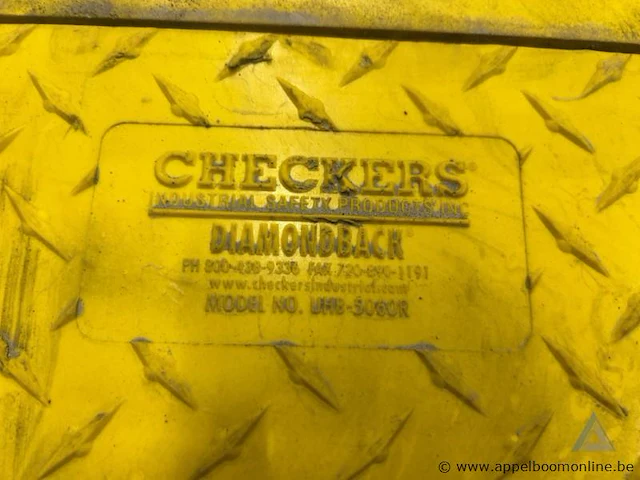 Slangenbruggen checkers diamondback, model uhb-5060r, bestaande uit bruggen, voeten en tussenstukken - afbeelding 2 van  2