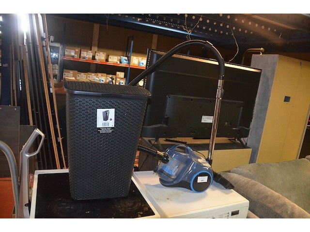 Sledestofzuiger domo zonder zak, pvc wasmand - afbeelding 1 van  7