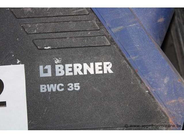 Sleuvenzaag - berner - bwc 35 toebehoren - koffer, sleutel - afbeelding 2 van  2