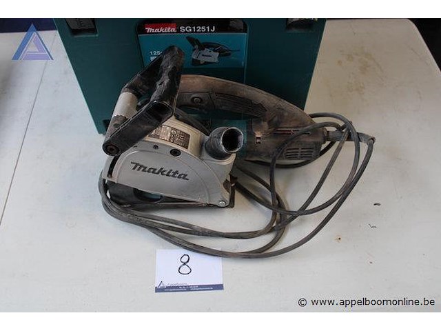 Sleuvenzaag - makita - sg1251j opbergkoffer - makita - afbeelding 1 van  4