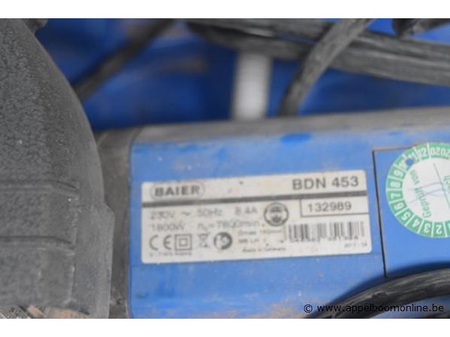Sleuvenzaag baier bdn 453, 1800w, werking niet gekend - afbeelding 1 van  3