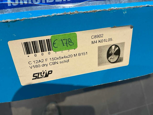 Slijp c12a2 f diamant slijpsteen - afbeelding 6 van  6