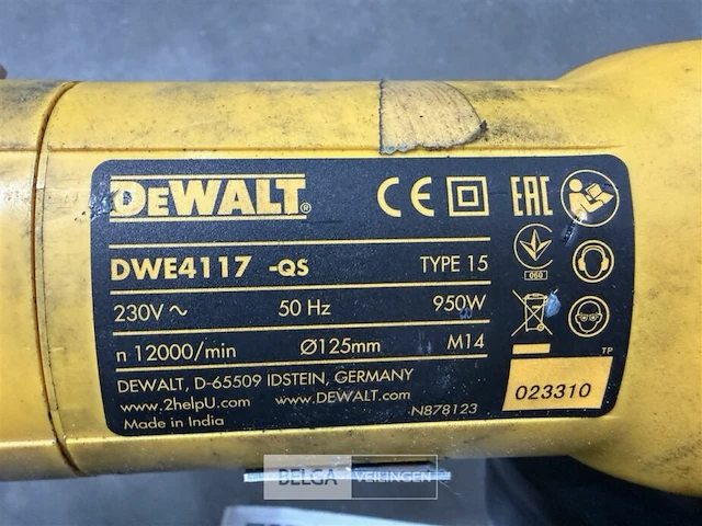 Slijpmachine dewalt (2x) - afbeelding 7 van  7