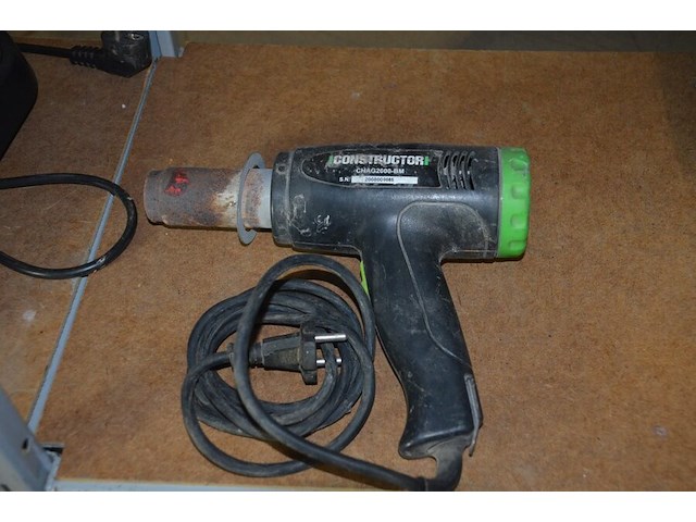 Slijpschijf bosch pws850-125 in koffer, heteluchtpistool constructor chag2000-bm - afbeelding 6 van  7