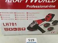 Slijpschijf op batterij 125mm 20v 3,0ah - afbeelding 2 van  3