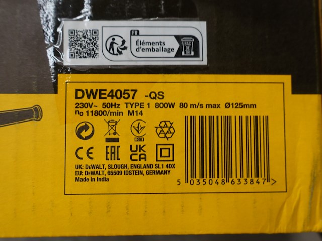 Slijpschijfmachine dewalt - afbeelding 2 van  2