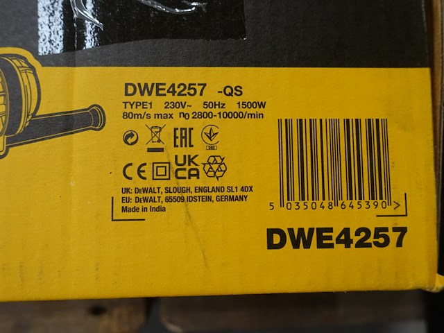 Slijpschijfmachine dewalt - afbeelding 2 van  2