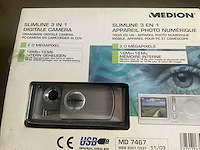 Slimline 3 in 1 digitale camera medion - afbeelding 3 van  5