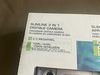 Slimline 3 in 1 digitale camera medion - afbeelding 4 van  5