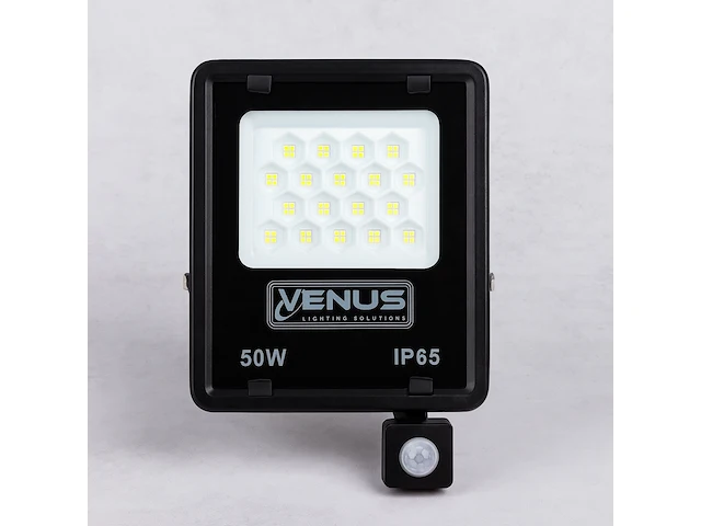 Slimme led schijnwerper met bewegingssensor – 50w – 6500k koud wit – ip65 – flag-50 (10 stuks) - afbeelding 3 van  5