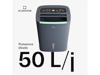 Slimme luchtontvochtiger, wifi app-besturing, vochtabsorber, 50l, 45 tot 55 m², grijs - afbeelding 3 van  4