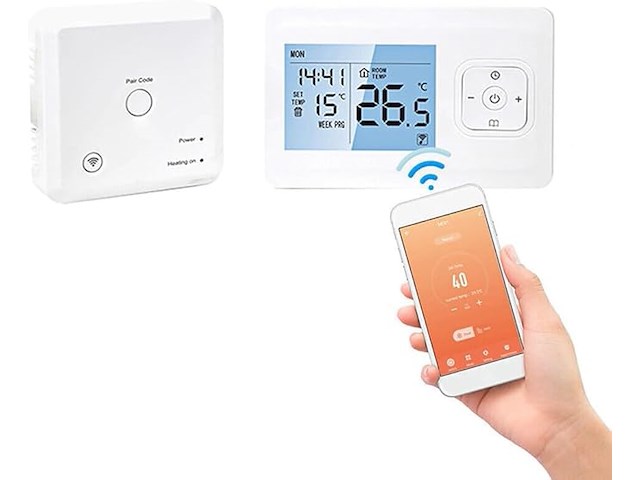 Slimme wifi-thermostaat voor thuis tuya-app - afbeelding 1 van  4