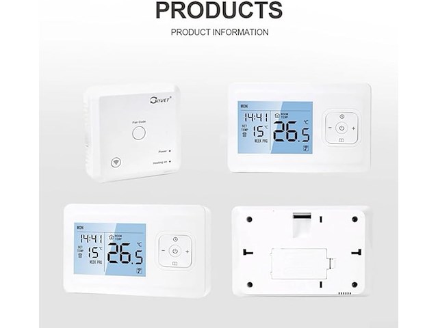 Slimme wifi-thermostaat voor thuis tuya-app - afbeelding 4 van  4