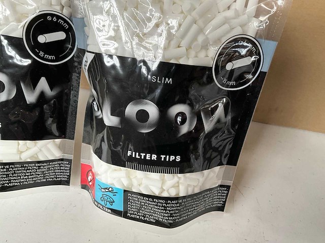 Sloow filter tips 1000 stuks ?6mm - 15mm (48x) - afbeelding 7 van  7