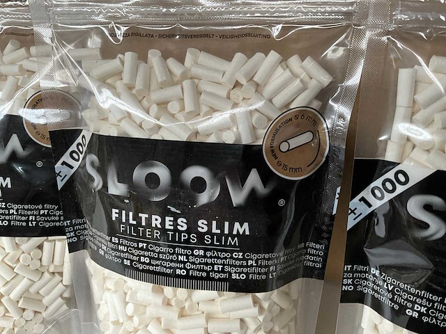 Sloow filter tips 1000 stuks ?6mm - 15mm (48x) - afbeelding 3 van  6