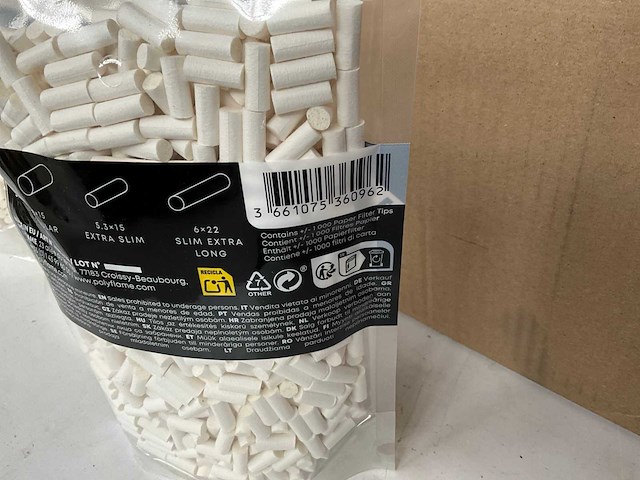 Sloow filter tips 1000 stuks ?6mm - 15mm (48x) - afbeelding 5 van  6