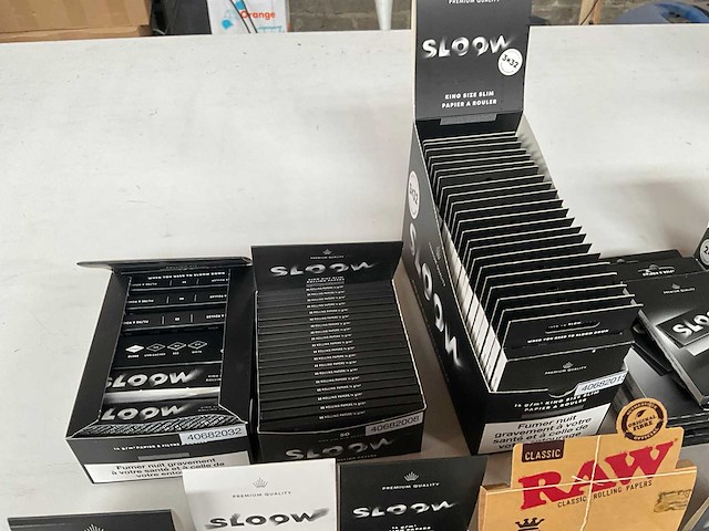 Sloow mix kavel sigaretten vloei in display - afbeelding 6 van  8