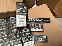 Sloow pack met vloei, tips en lucifers (98x) - afbeelding 2 van  4