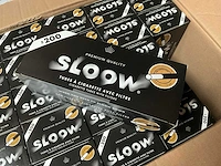 Sloow sigaret filter hulzen doos 200 stuks (48x) - afbeelding 2 van  4