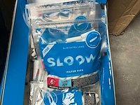 Sloow sigaret filters doos 34x +/- 100 stuks (8x) - afbeelding 3 van  5