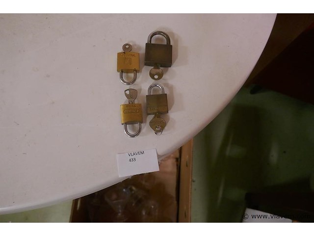 Slotjes met sleutel - afbeelding 1 van  1
