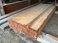 Sls c24 balken (107x) + divers rnd hout (28x) - afbeelding 1 van  10