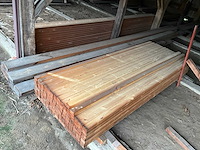 Sls c24 balken (107x) + divers rnd hout (28x) - afbeelding 4 van  10