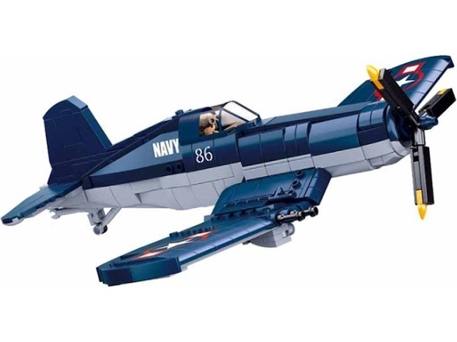 Sluban army wwii f4u fighter vliegtuig - afbeelding 2 van  2