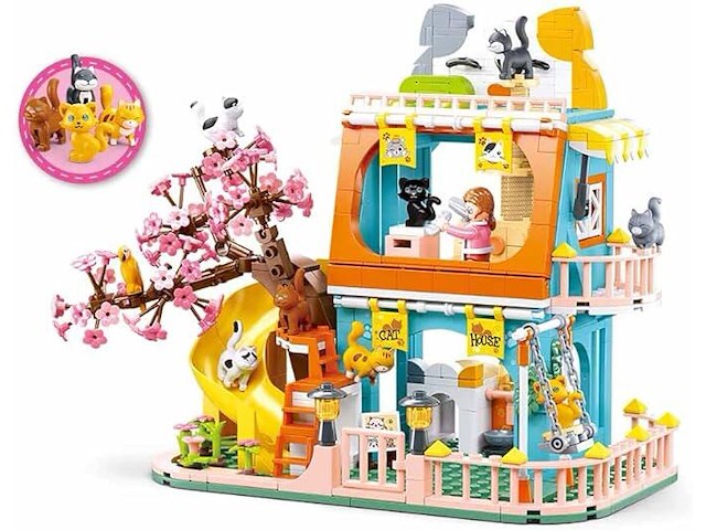 Sluban girls dream kattenhuis - afbeelding 1 van  3