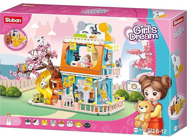Sluban girls dream kattenhuis - afbeelding 3 van  3