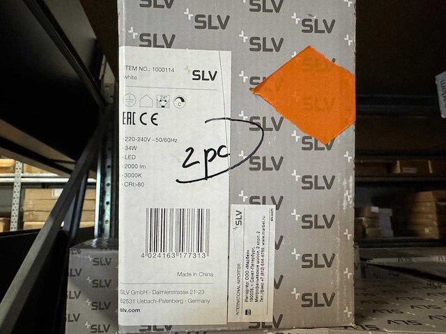 Slv - kalu - spot - 2 stuks - afbeelding 2 van  2