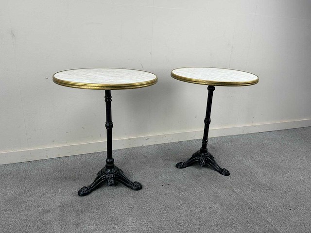 Sm france - duo ronde tafels - canteen table (2x) - afbeelding 1 van  5