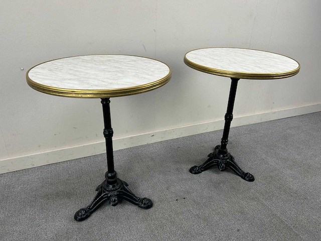 Sm france - duo ronde tafels - canteen table (2x) - afbeelding 3 van  5