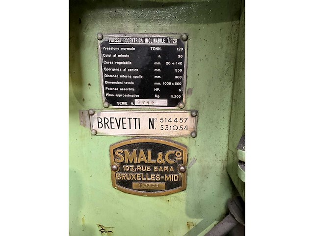 Smal&co t.120 ponsmachine - afbeelding 10 van  14