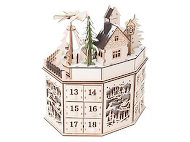 Small foot - houten adventskalender kerst landschap - afbeelding 1 van  3