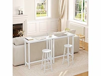 Smalle en hoge bartafel 100x40x100cm