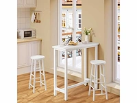 Smalle en hoge bartafel 100x40x100cm - afbeelding 6 van  7