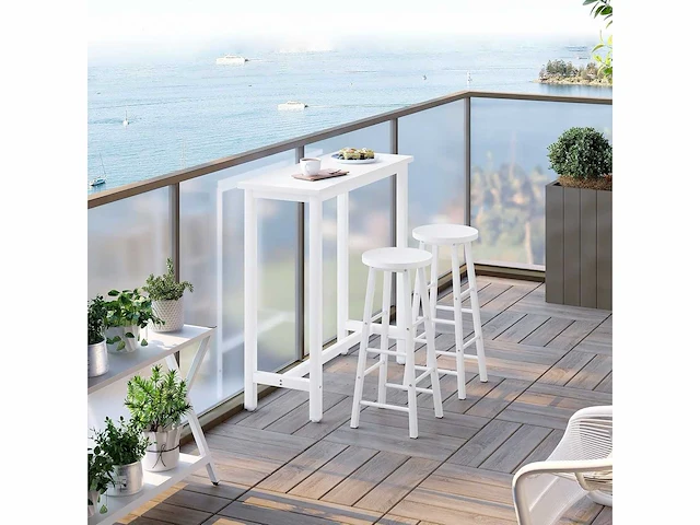 Smalle en hoge bartafel 100x40x100cm - afbeelding 7 van  7