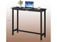 Smalle en hoge bartafel 120x40x100cm - afbeelding 4 van  4